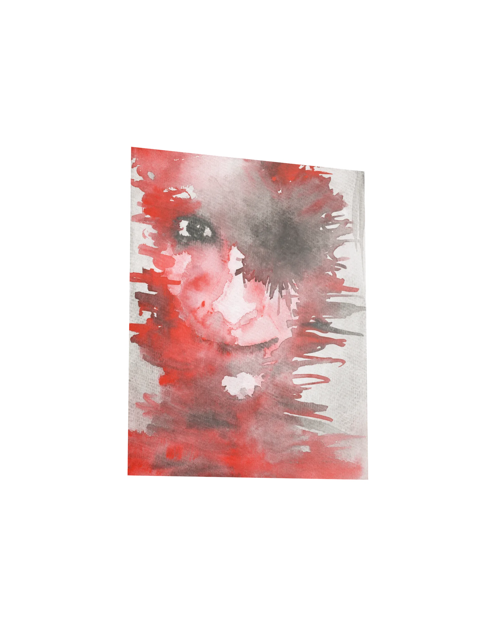 Look – Matte Print of Original Watercolour Portrait product image (5)