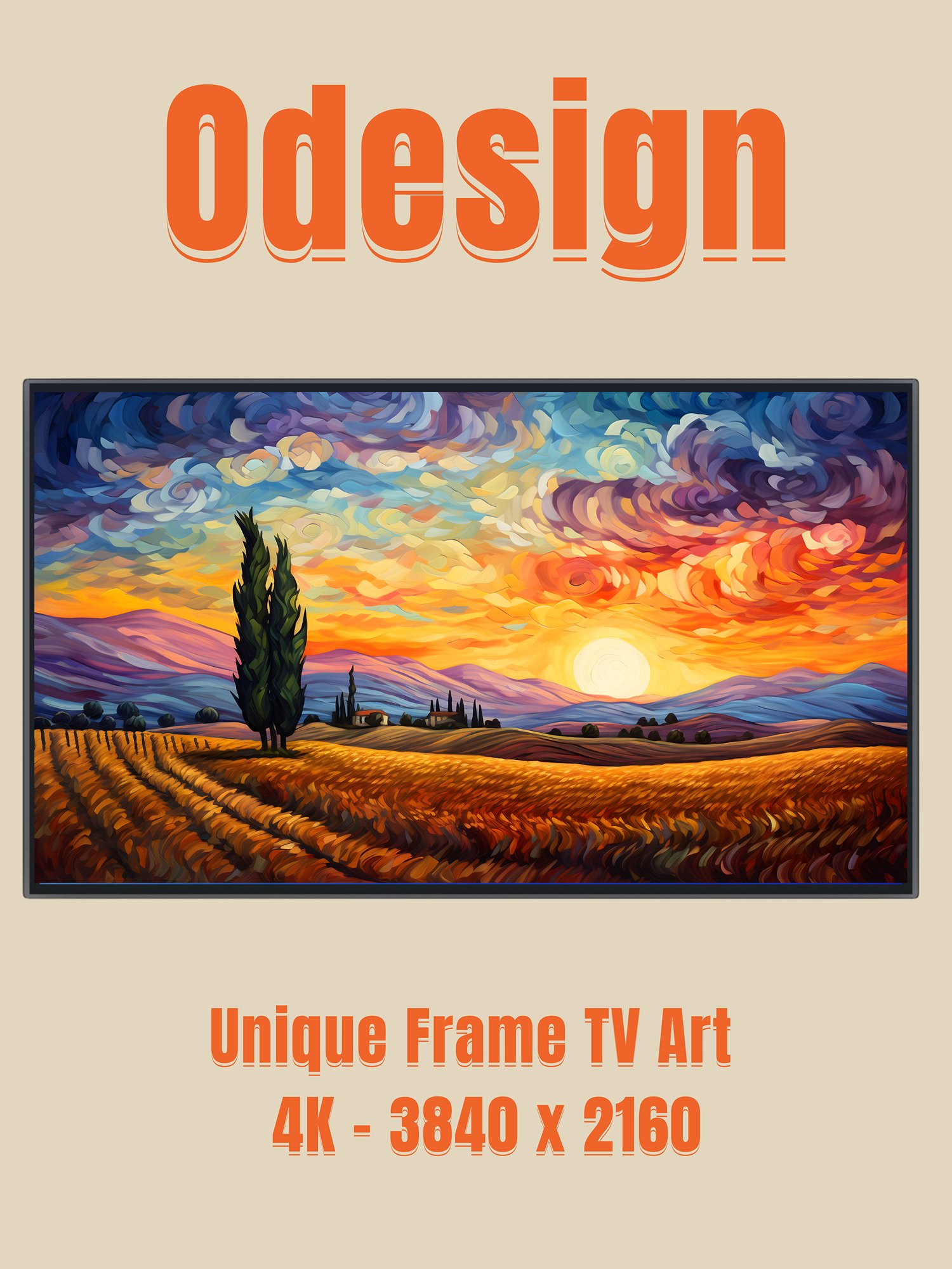 Beautiful landscape at sunset product image (1)