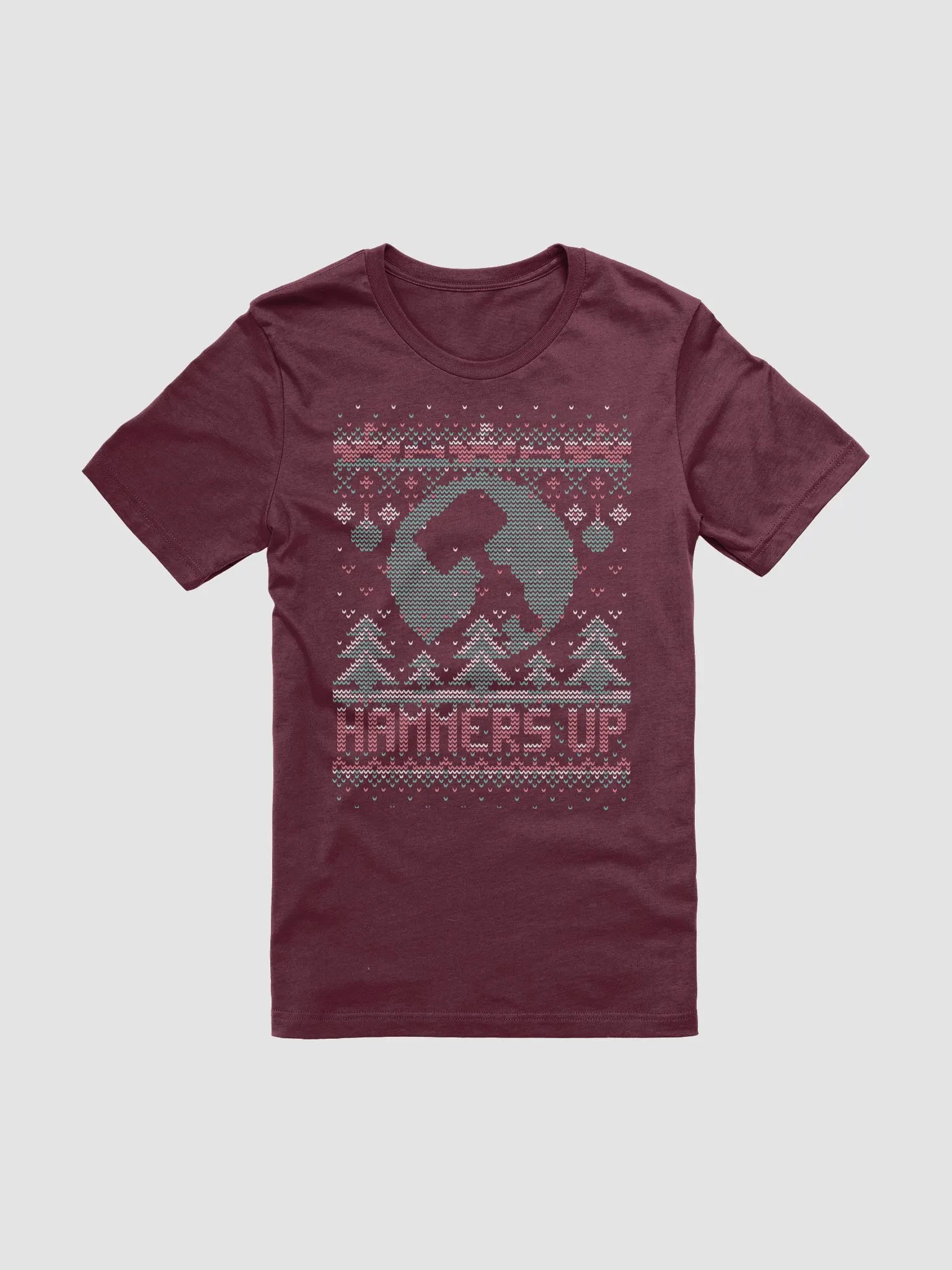 Christmas Tee Maroon product image (1)