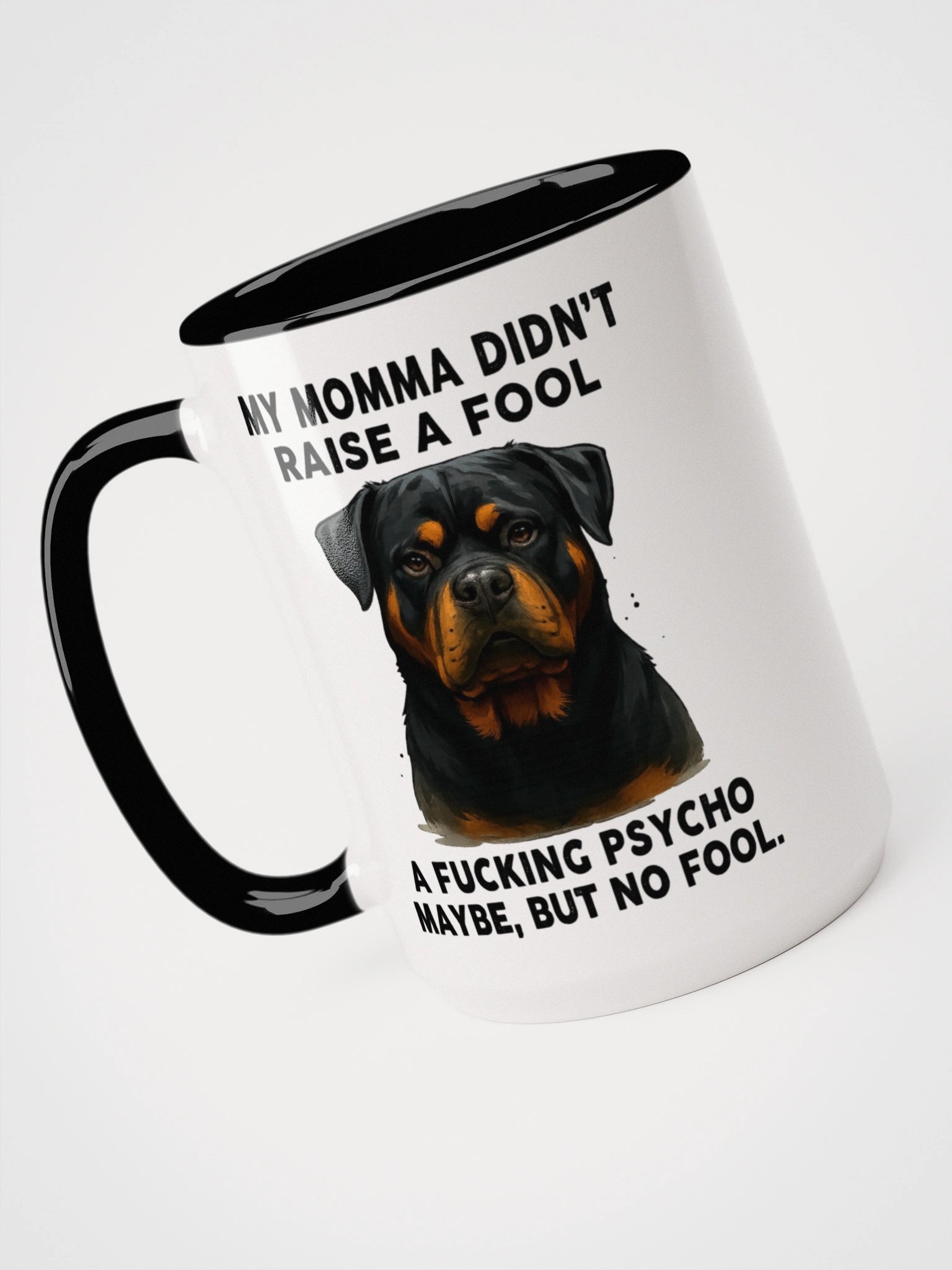 Psycho Rottweiler Ceramic Mug product image (14)
