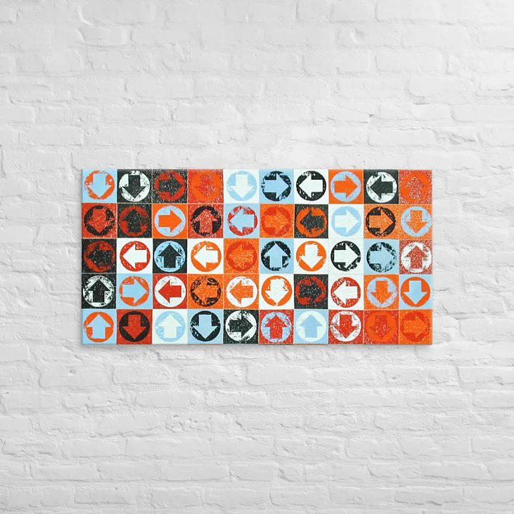 Mapping Heaven 5x10 (2001) on canvas (24" x 48") product image (2)