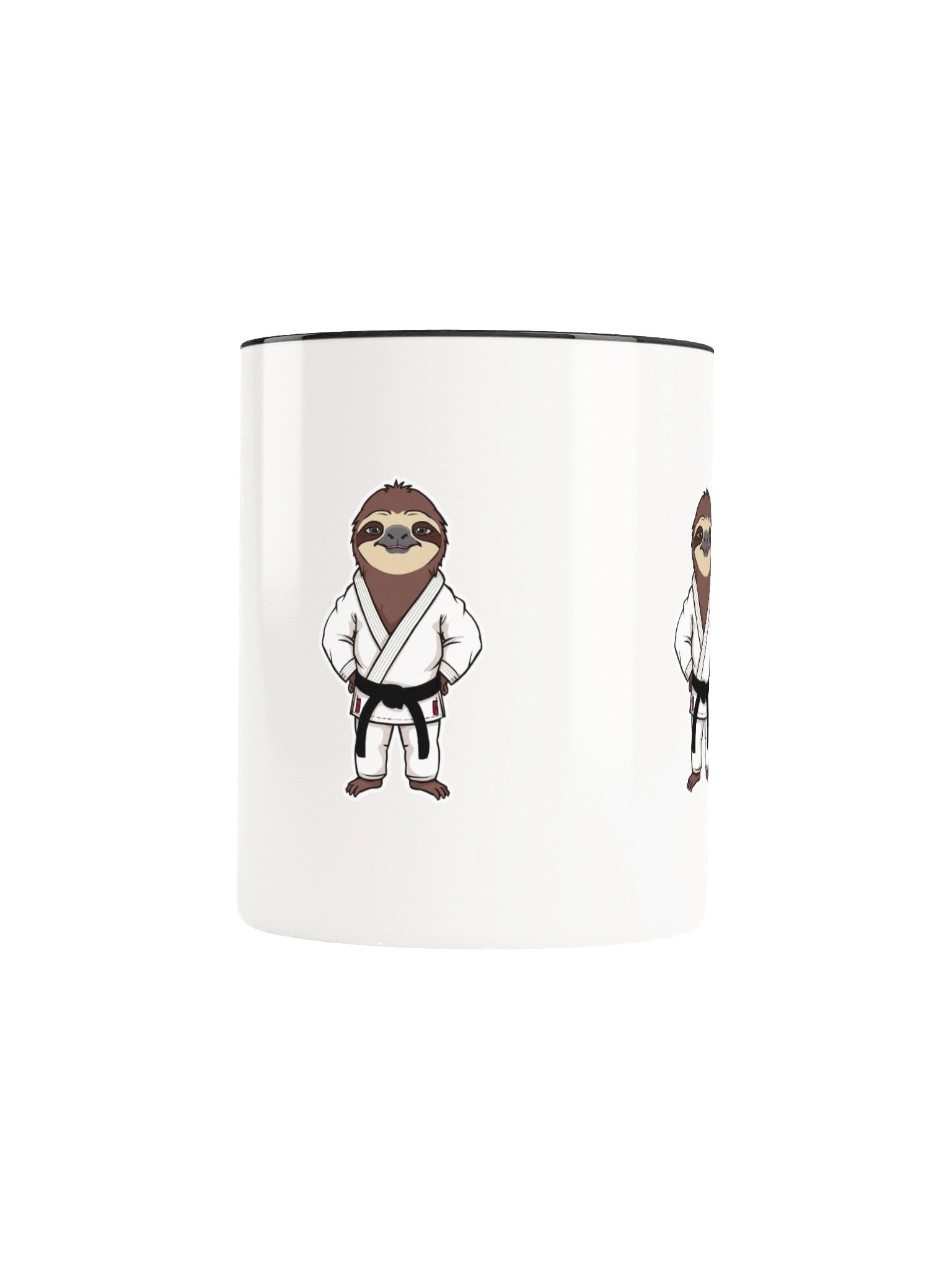 Funny Sloth Black Belt Ceramic Mug product image (9)