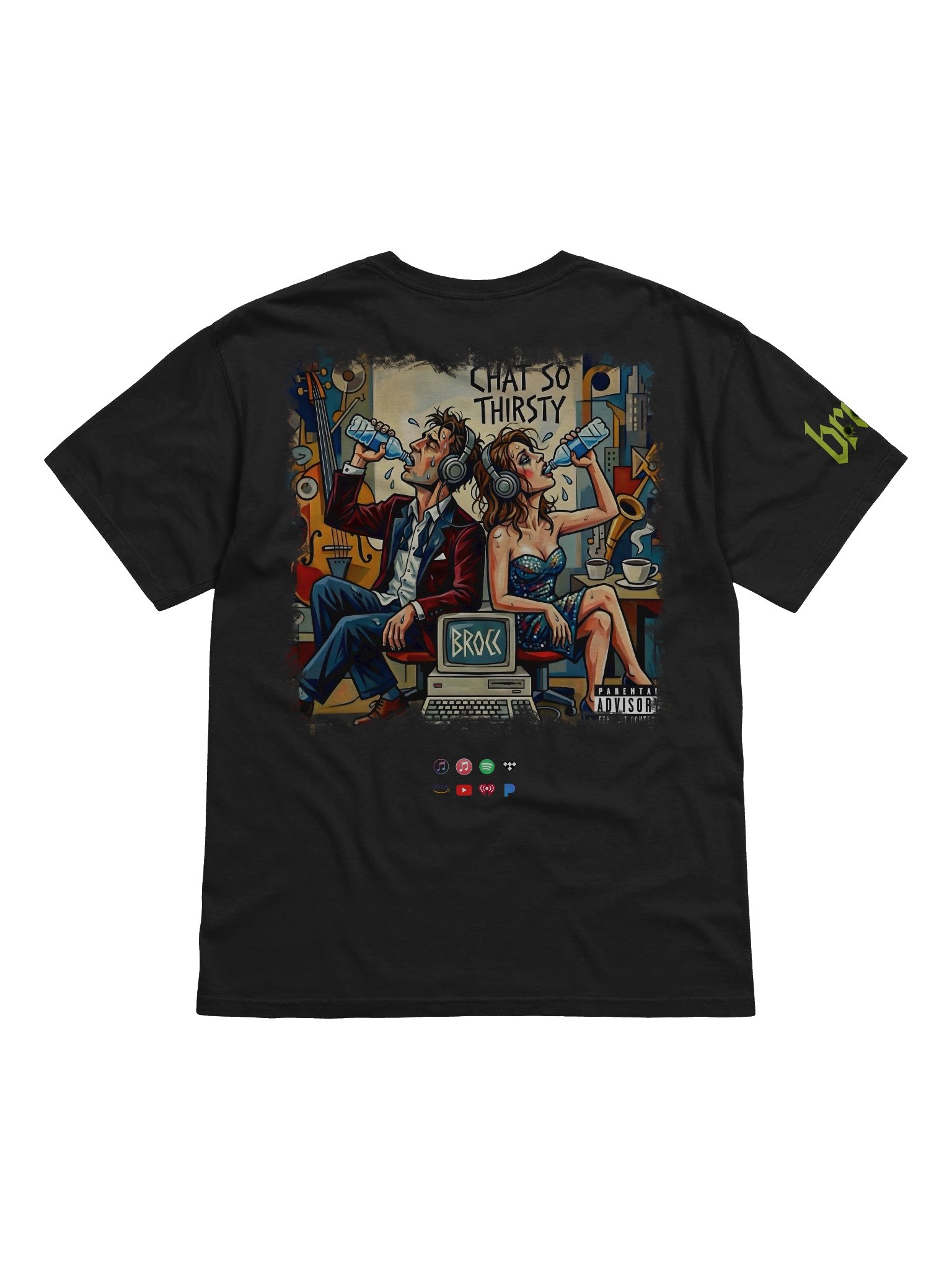 chat so thirsty tee product image (6)