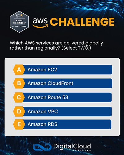 📣 AWS CHALLENGE - Test your knowledge
Know the answer? Post it in the comments below! 🙋