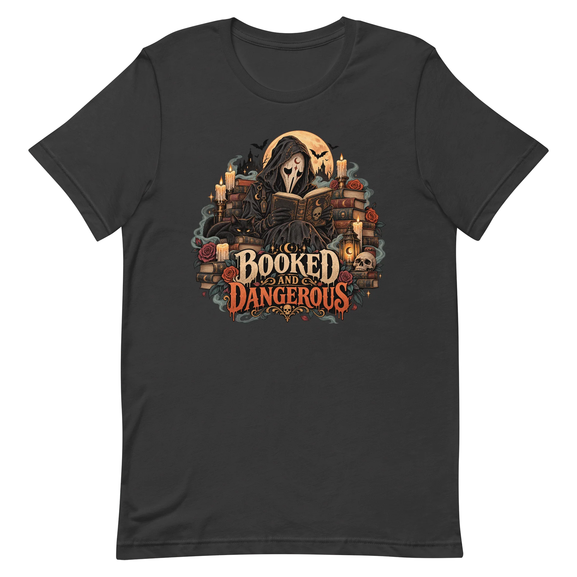 Booked and Dangerous Gothic Tee product image (2)