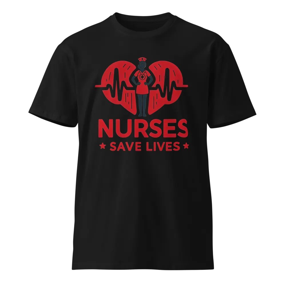 Heartbeat Hero Nurse T-Shirt product image (1)