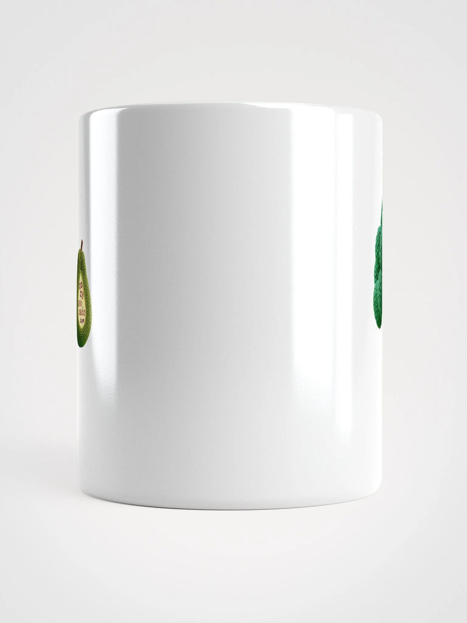 CozyAvocado White Glossy Broccoli Mug #1 product image (5)