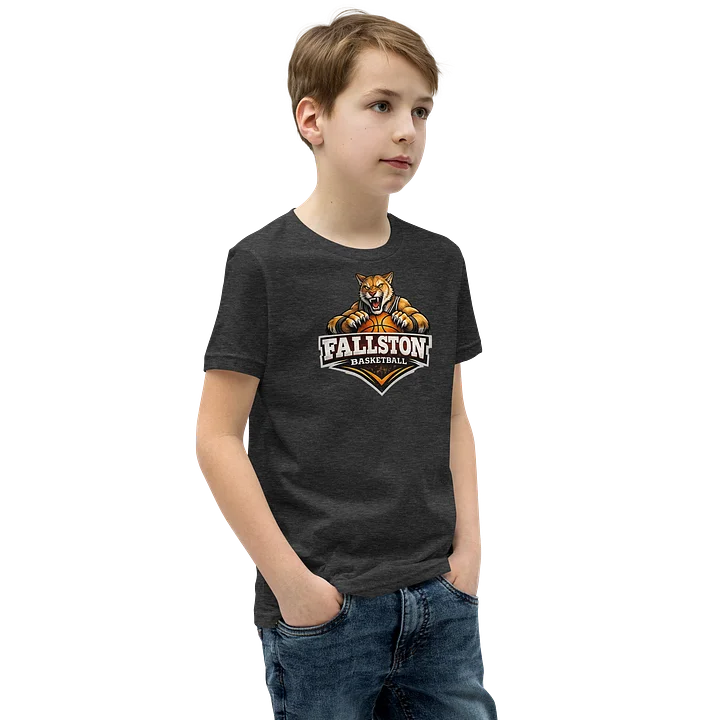 Fallston Basketball Cougar Youth T-Shirt product image (8)