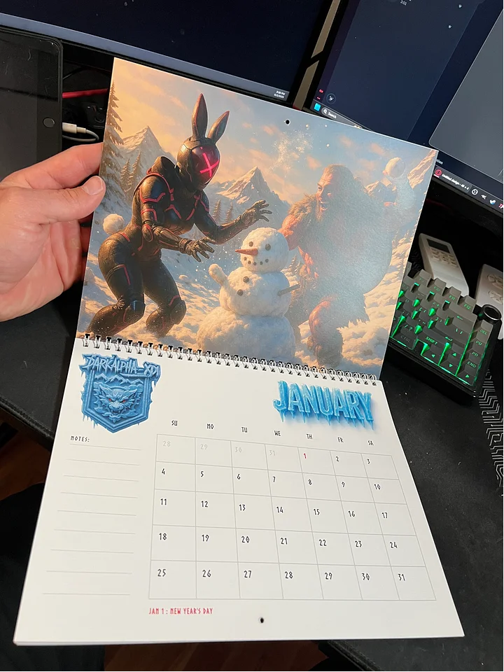 2026 DARKALPHA CALENDAR product image (2)
