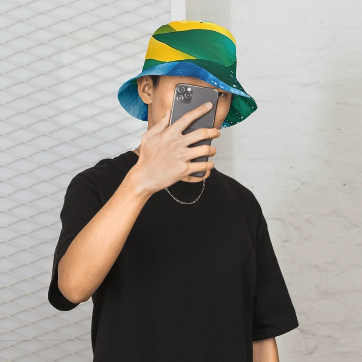 St. Vincent and the Grenadines - Abstract Diplomat Print | Reversible Bucket Hat product image (2)