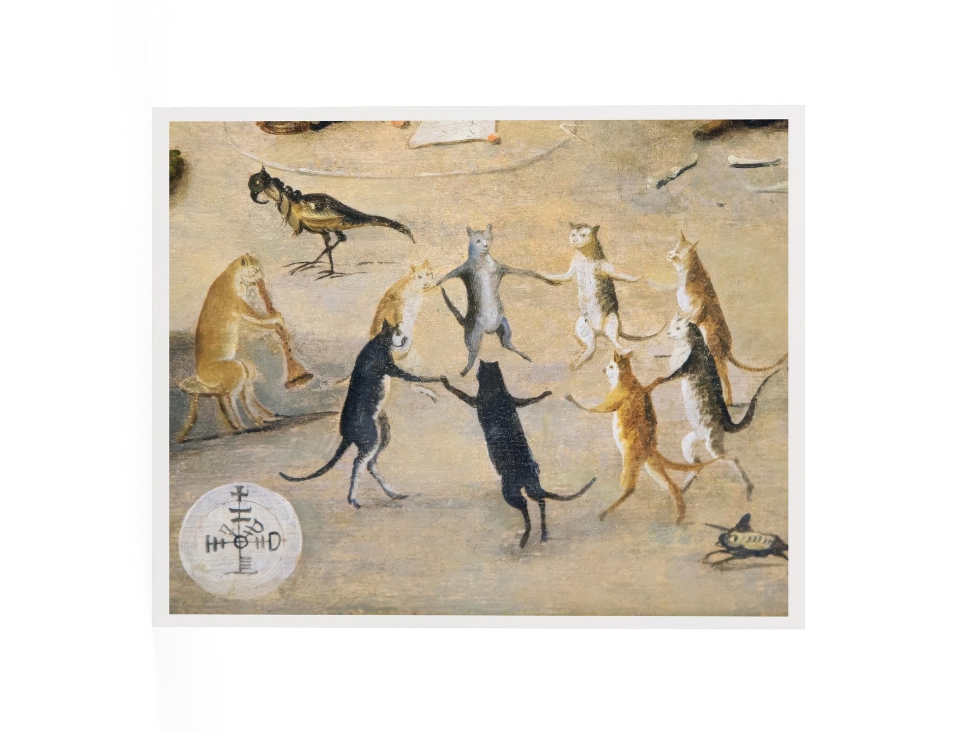 Circle of Dancing Cats - from the Witches Cove - Art Print Poster 8 x 10" product image (1)