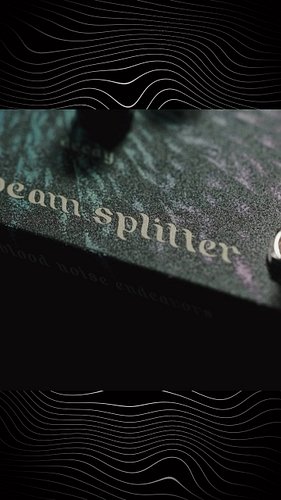 the new beam splitter from @oldbloodnoise is prrrrretty rad. demo up now. #notpedalbored