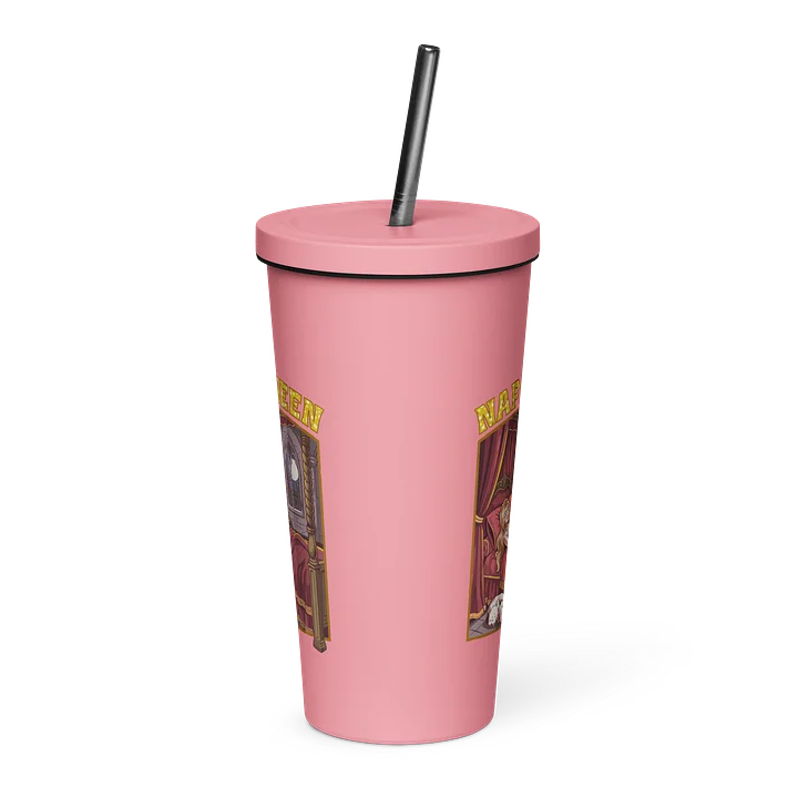 Nap Queen Stainless Steel Insulated Tumbler & Straw product image (4)