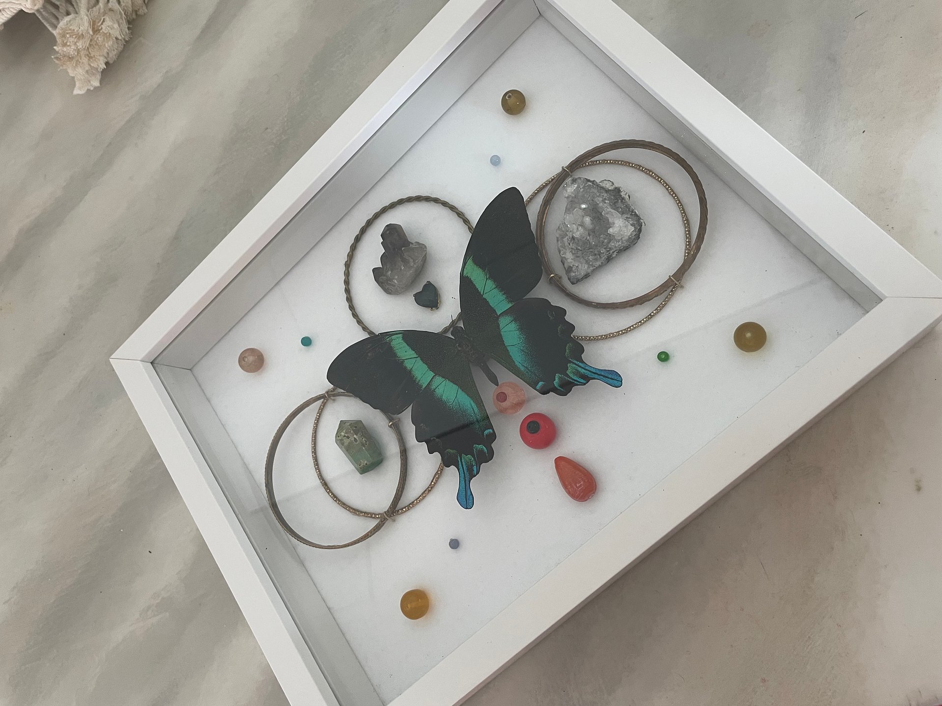 Geo Emerald Swallowtail Shadowbox product image (2)