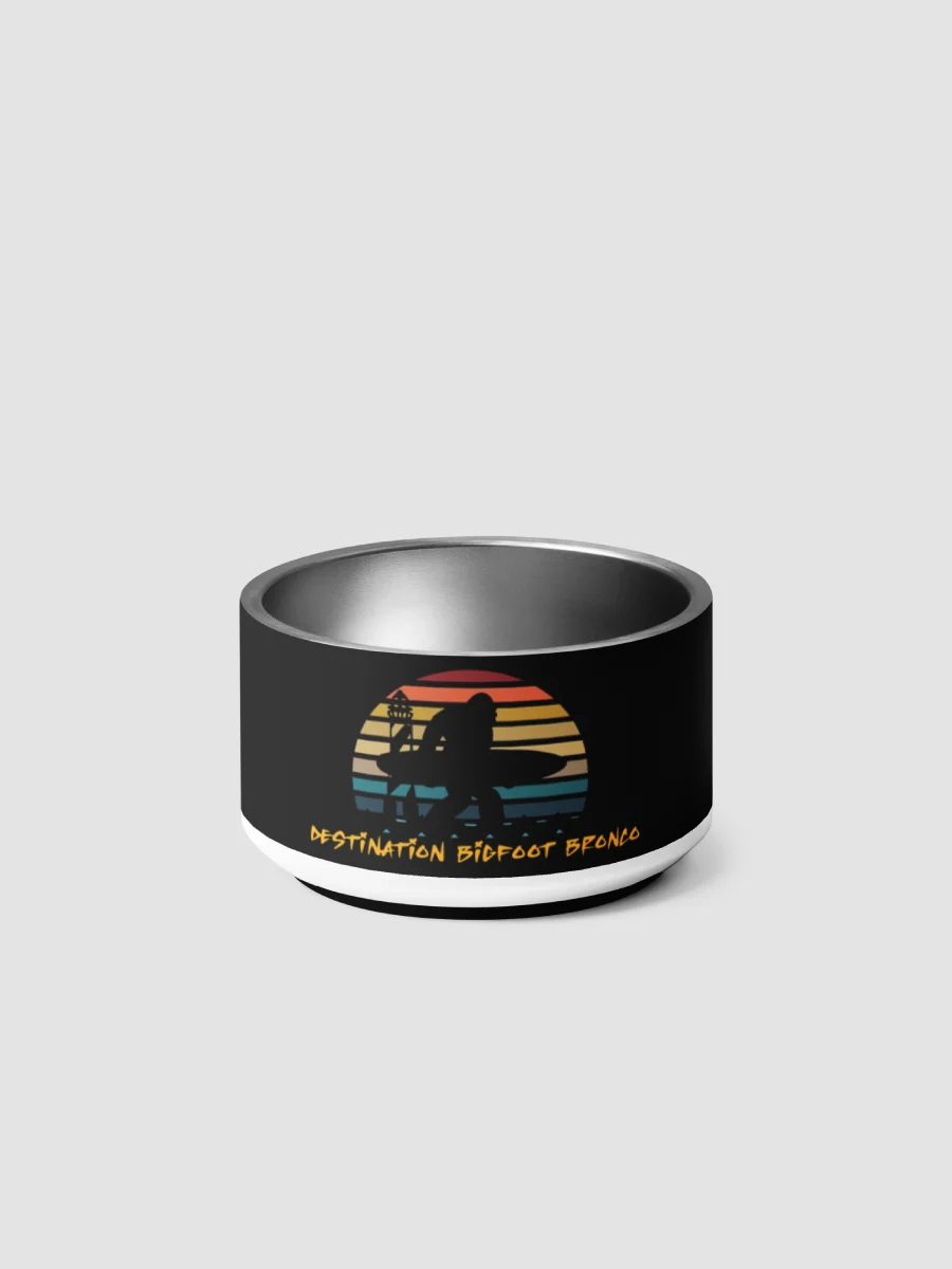 Destination Bigfoot Bronco Classic Logo Dog Bowl (Multiple Sizes Available) product image (7)