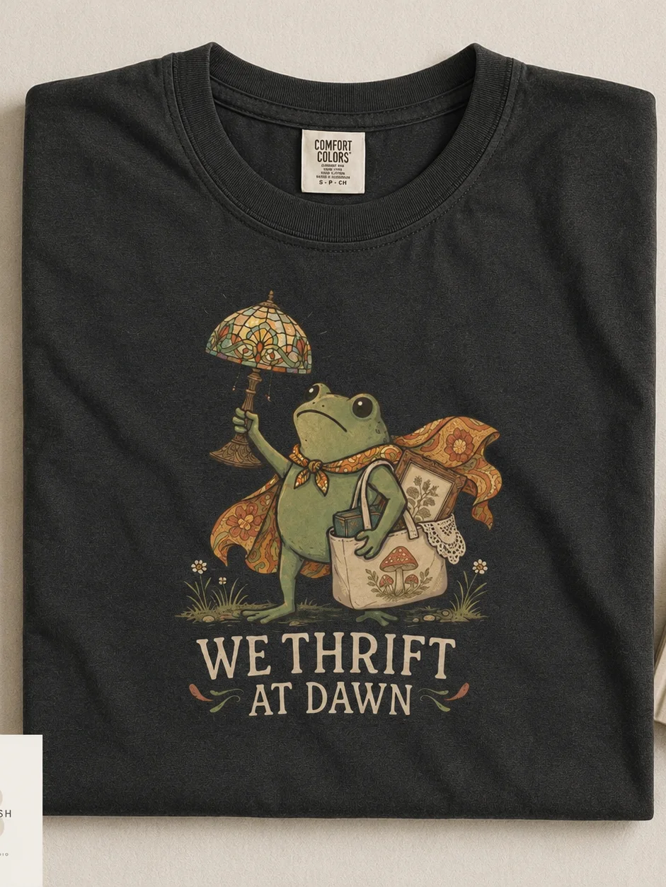 Vintage Frog Thrift T-Shirt product image (2)