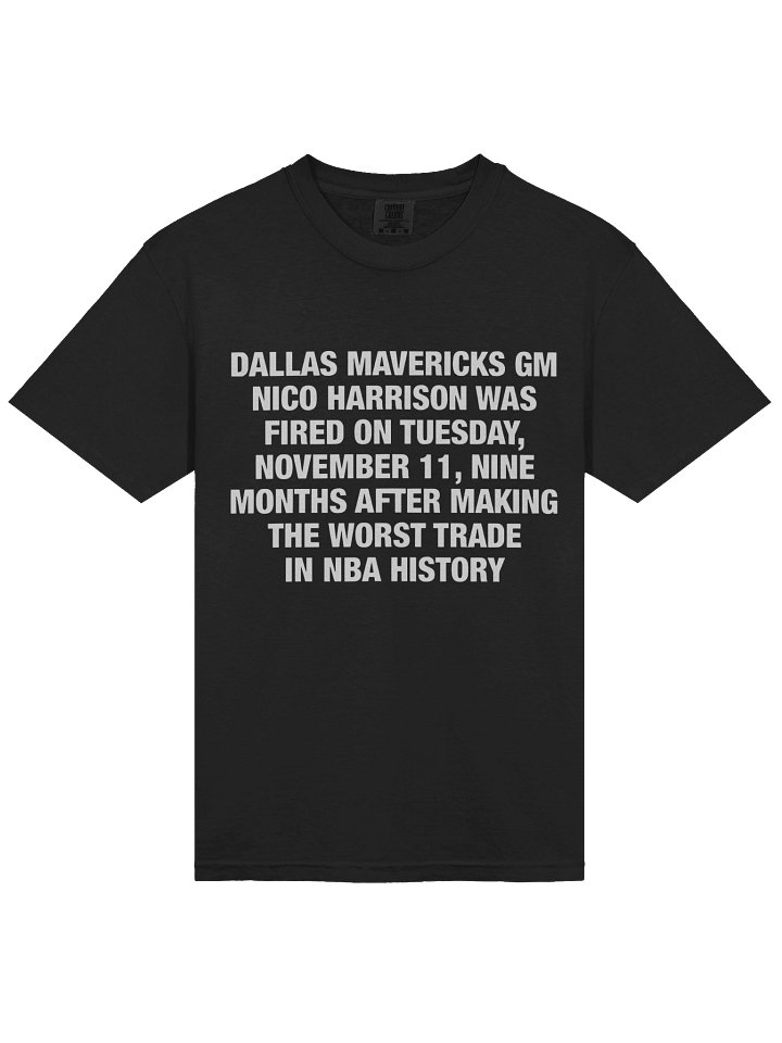 Dallas Mavericks GM Nico Harrison Shirt product image (2)