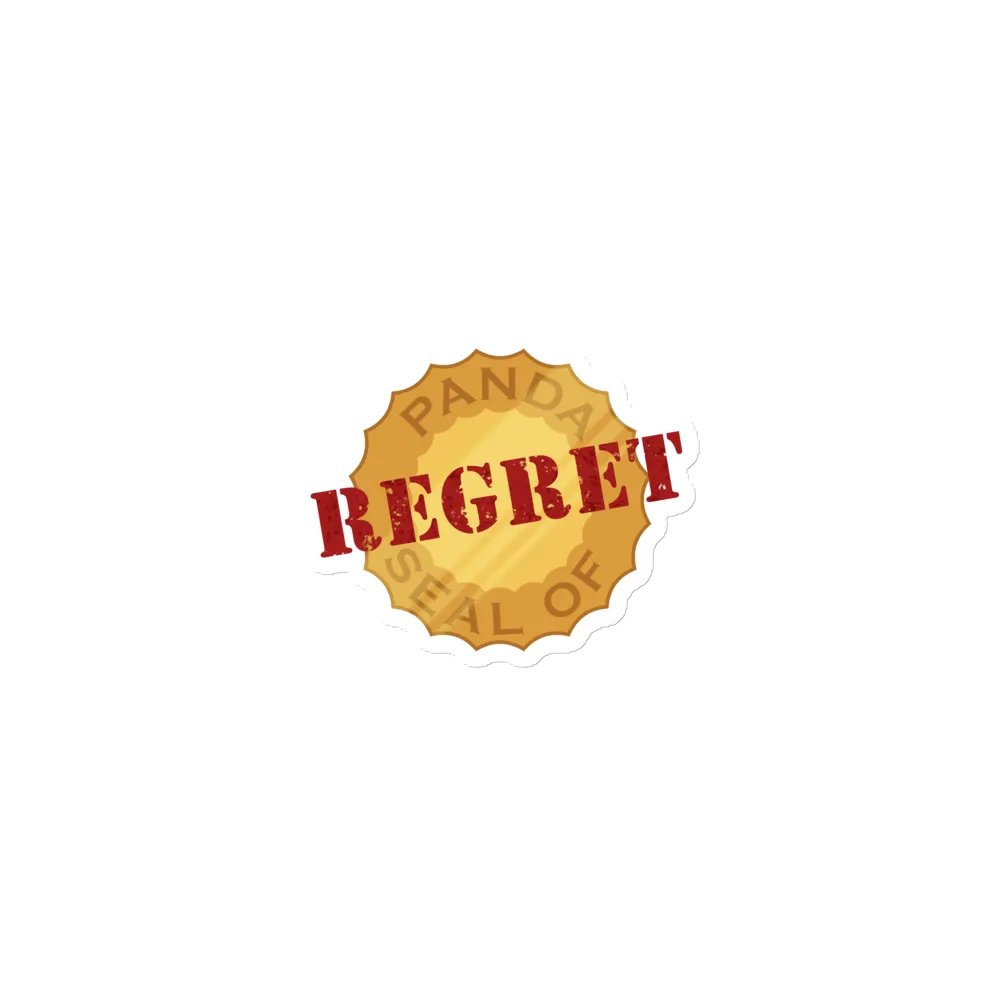 Panda Seal of Regret Magnet product image (1)