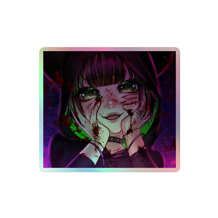 Yandere Vex Holographic Sticker product image (2)