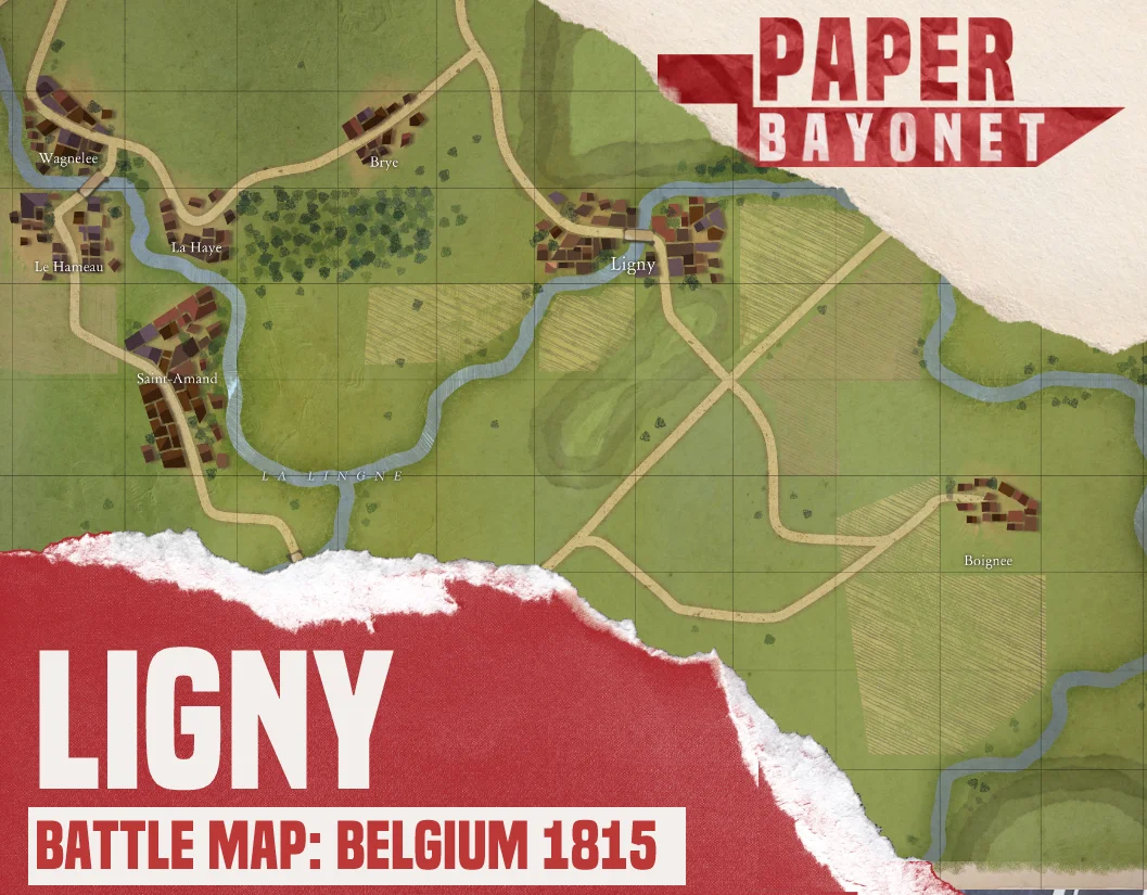 Ligny battle map. product image (1)