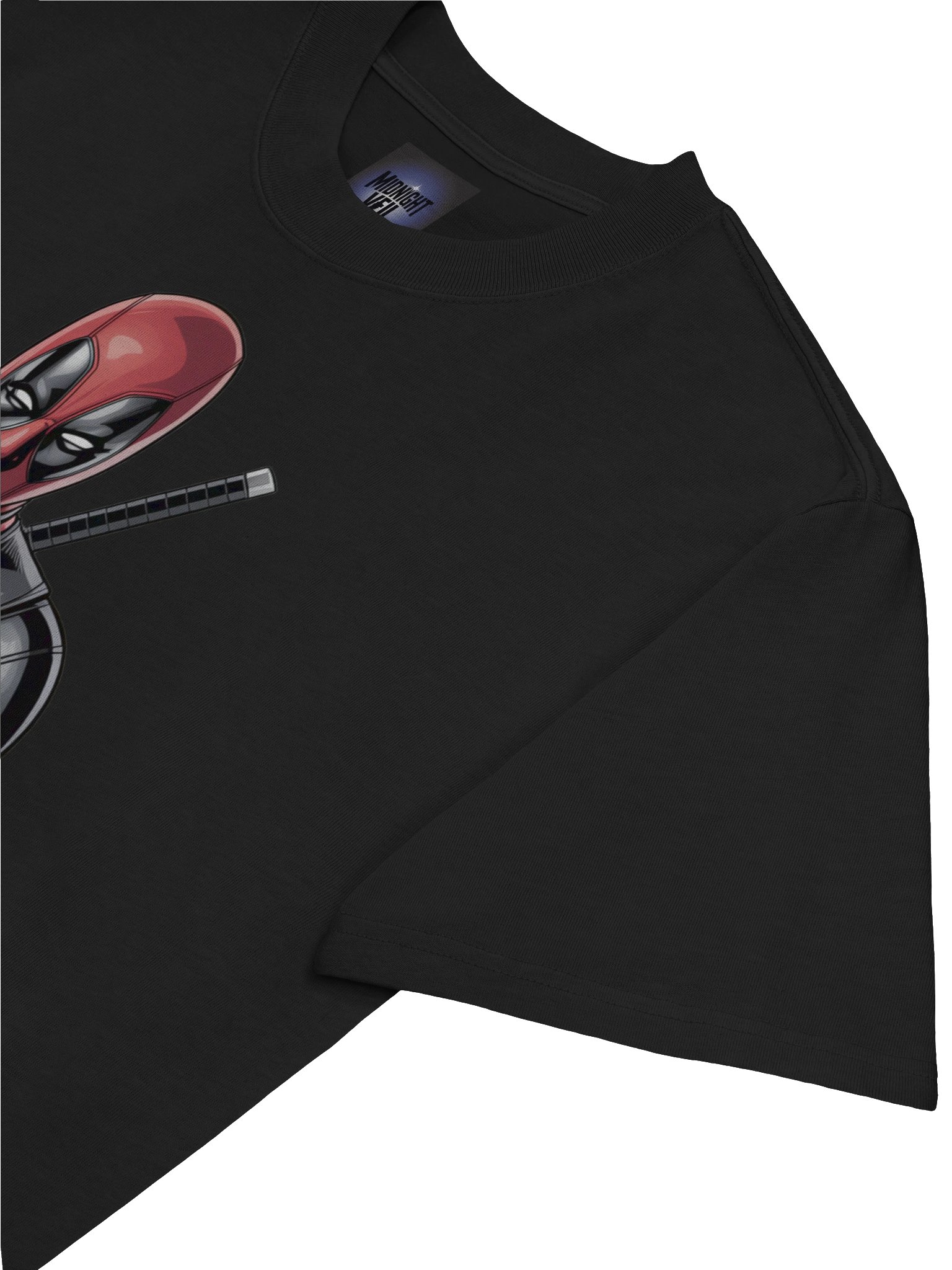 Deadpool Veiled Vendetta Oversized Faded T-Shirt product image (7)