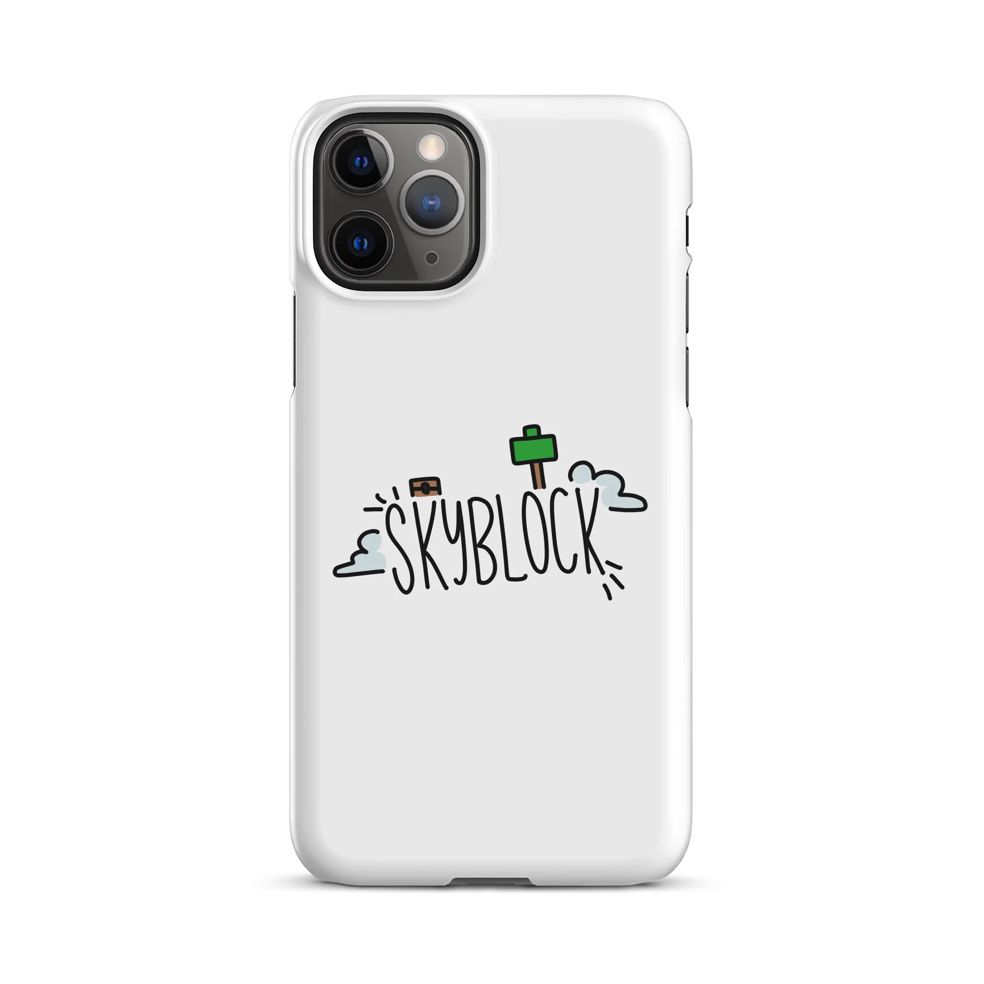 Skyblock Simple iPhone Case product image (2)