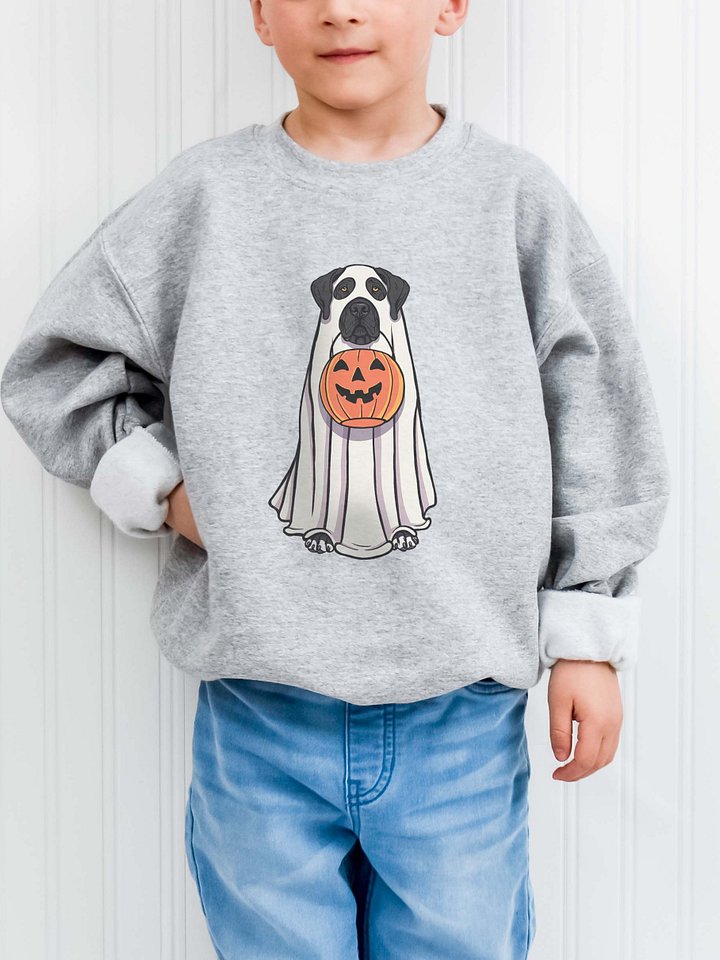 Halloween Great Dane(Black) Youth Sweatshirt product image (1)