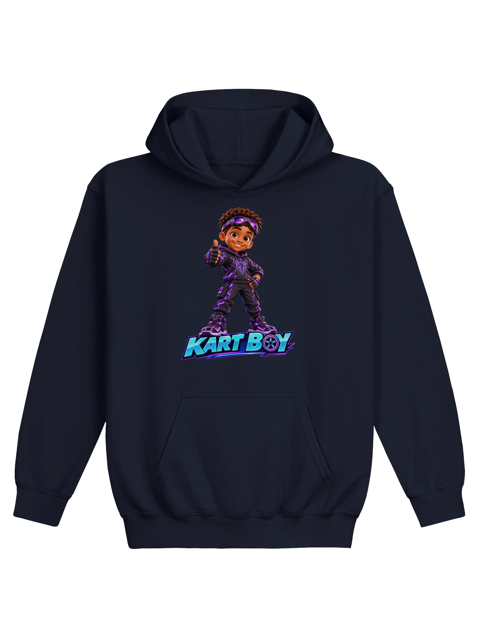 KART BOY Youth Futuristic Cartoon Hoodie product image (1)