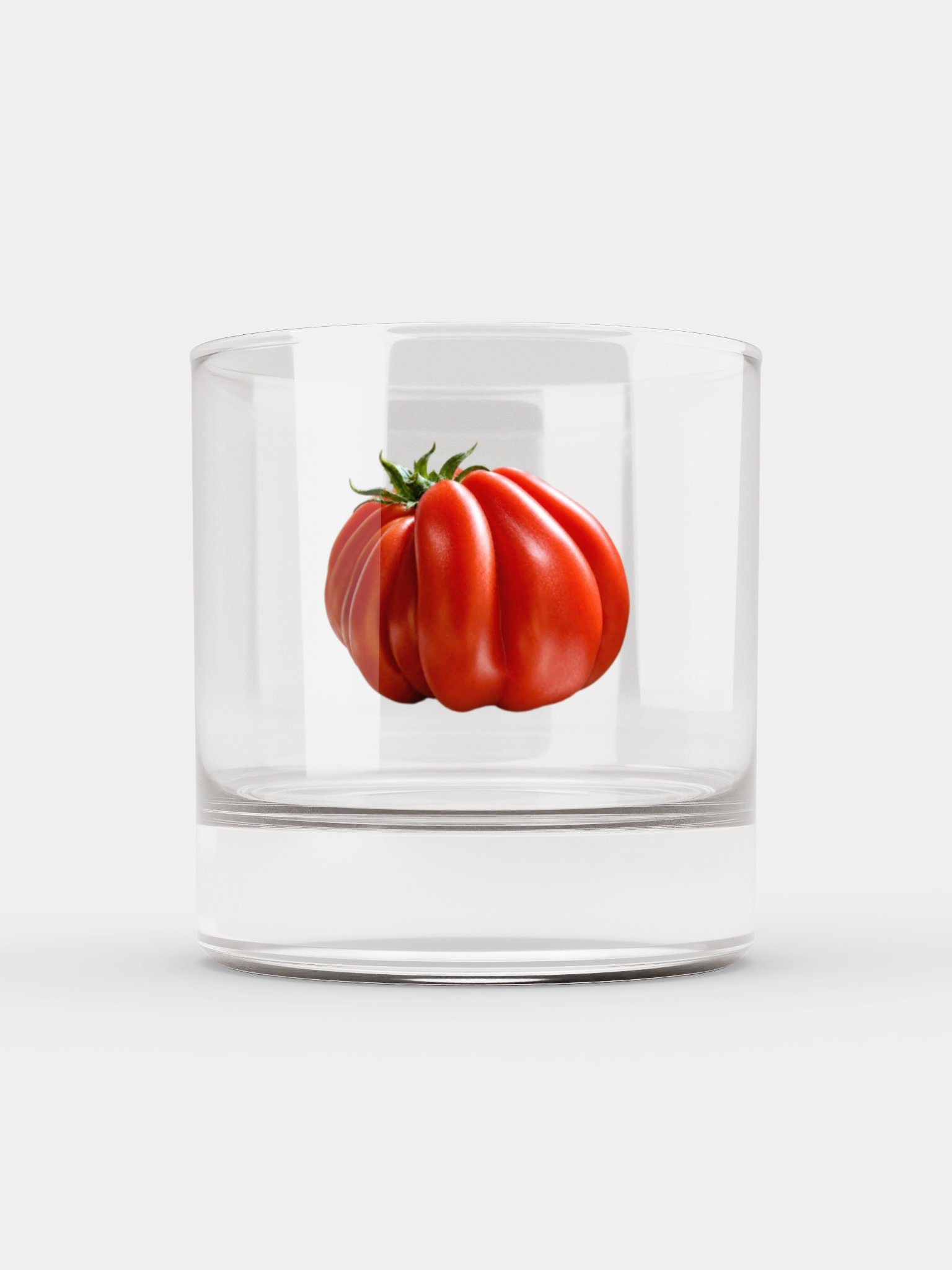 ​Vintage Red Tomato Glassware – Fresh Heirloom Tomato Whiskey & Drinking Glass (Tomato Collection) product image (1)