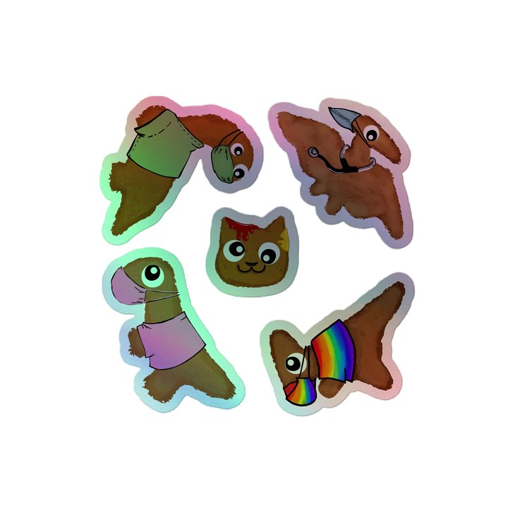 MSF/DWB Fundraising Sticker sheet 2025 - Dino Nuggies, Full Googly product image (1)