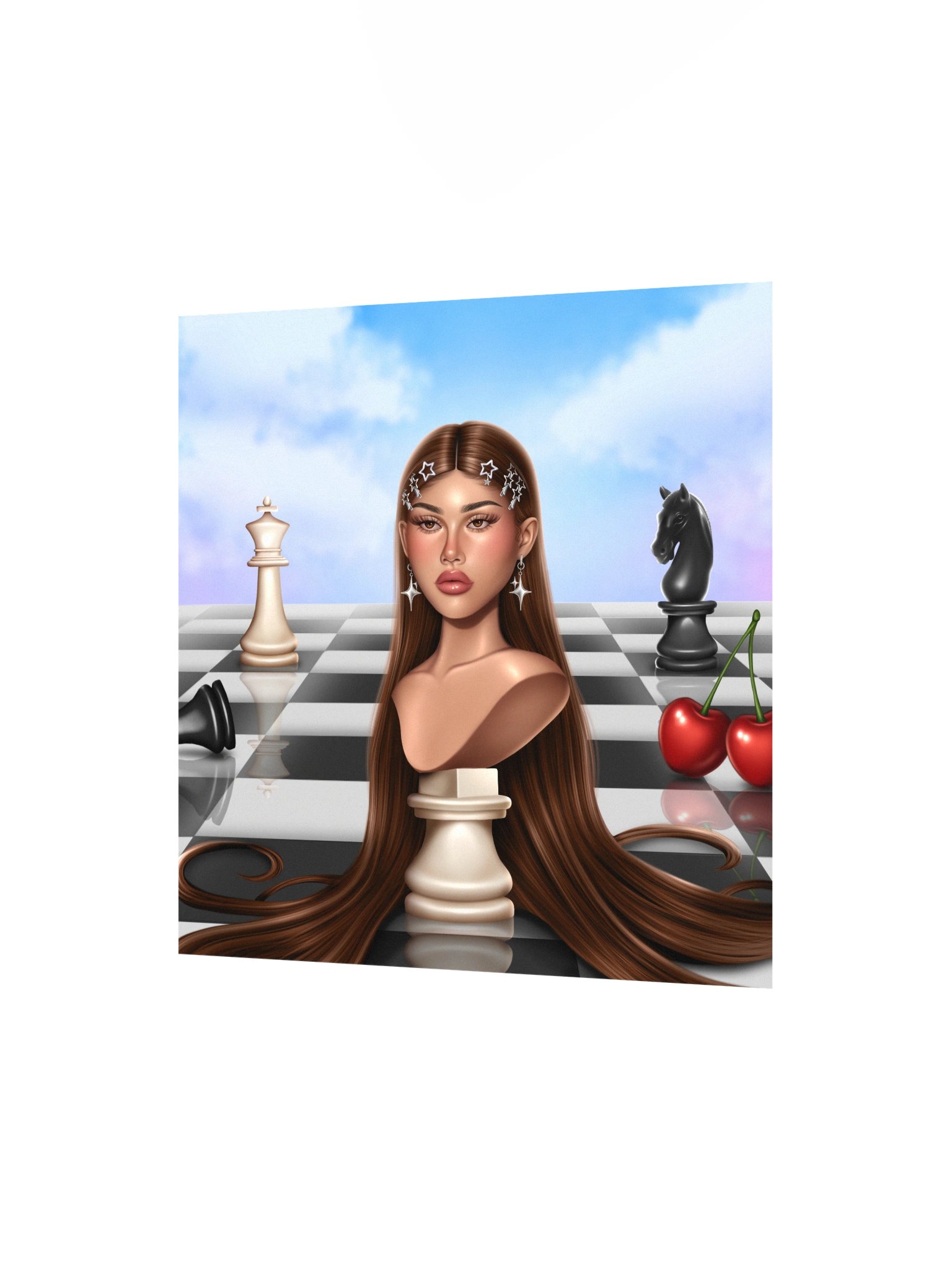 Checkmate Queen Print — Borderless product image (3)