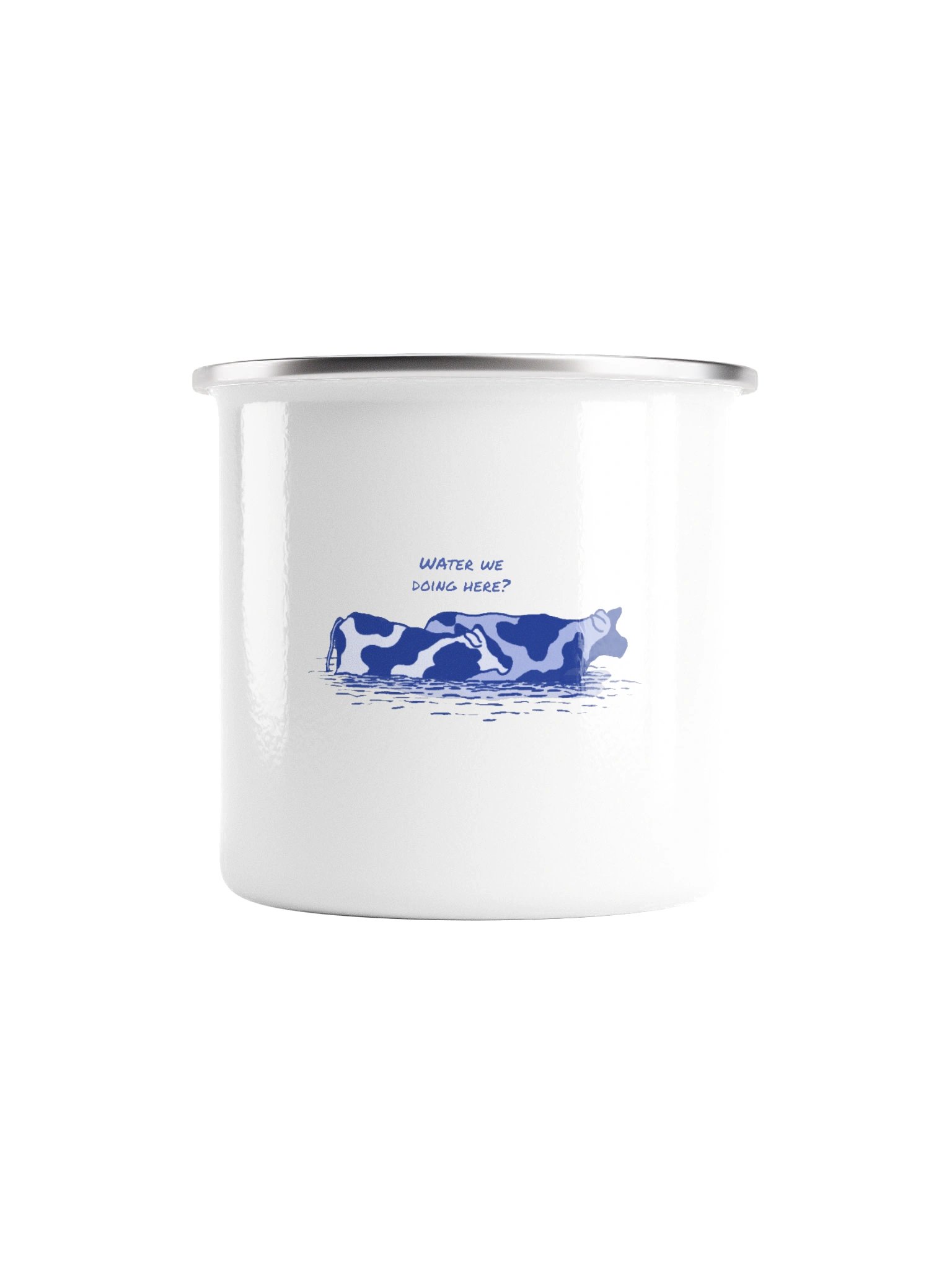 Water we doing here - Enamel Mug product image (1)