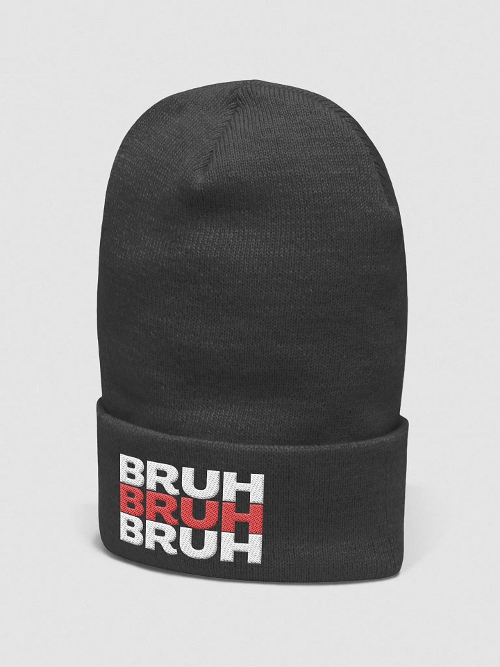 Bruh White/Red Beanie product image (3)