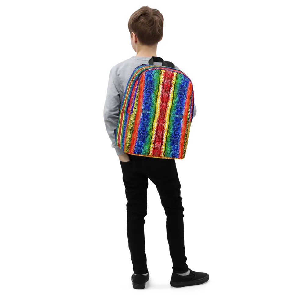 Boho colorful Stripes Backpack product image (4)