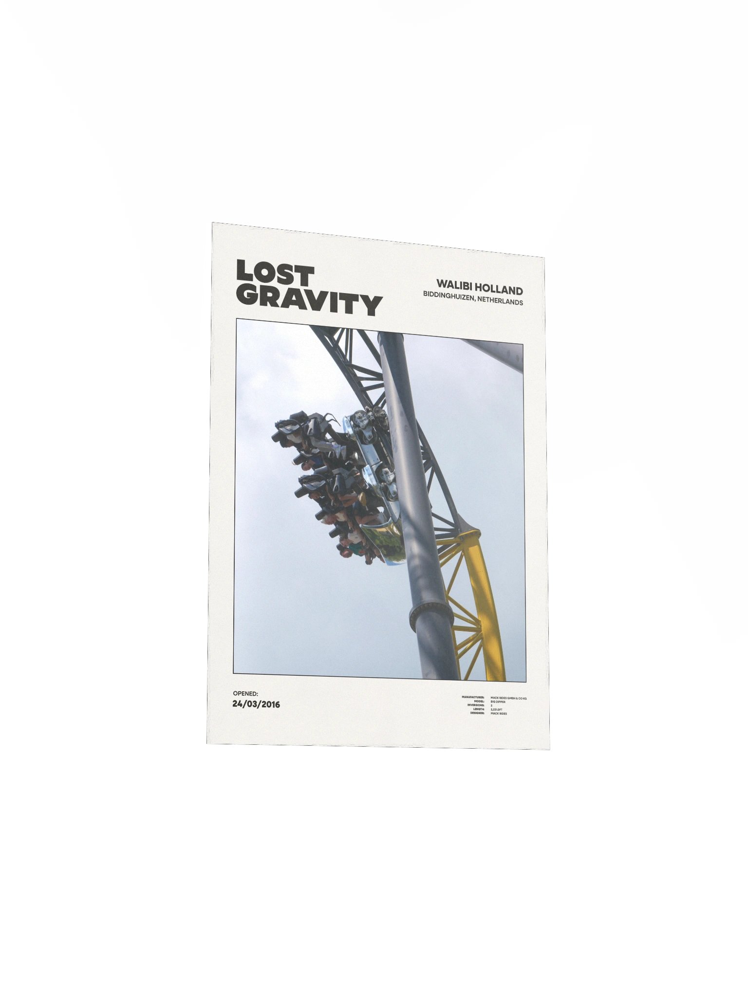 Lost Gravity Drop Premium Poster product image (3)