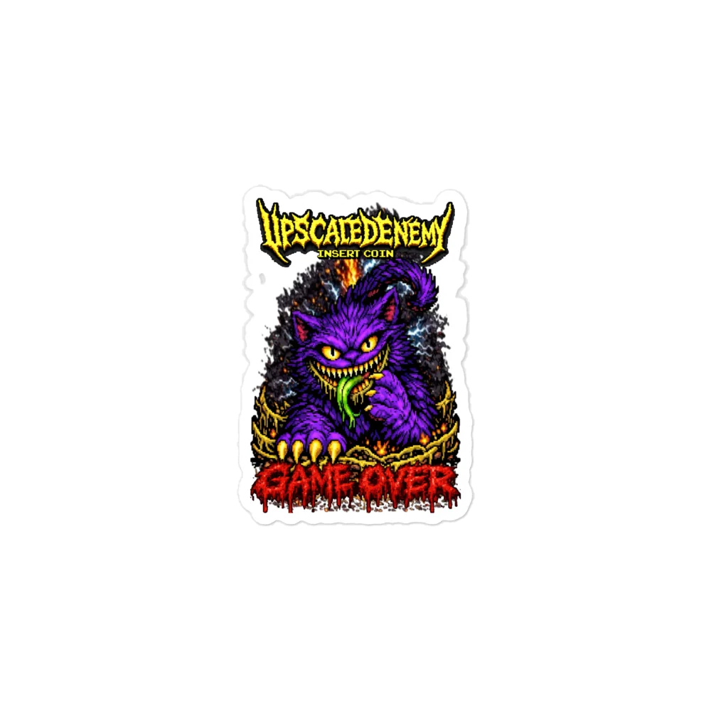 Kiss-Cut ‘Game Over’ Sticker product image (1)
