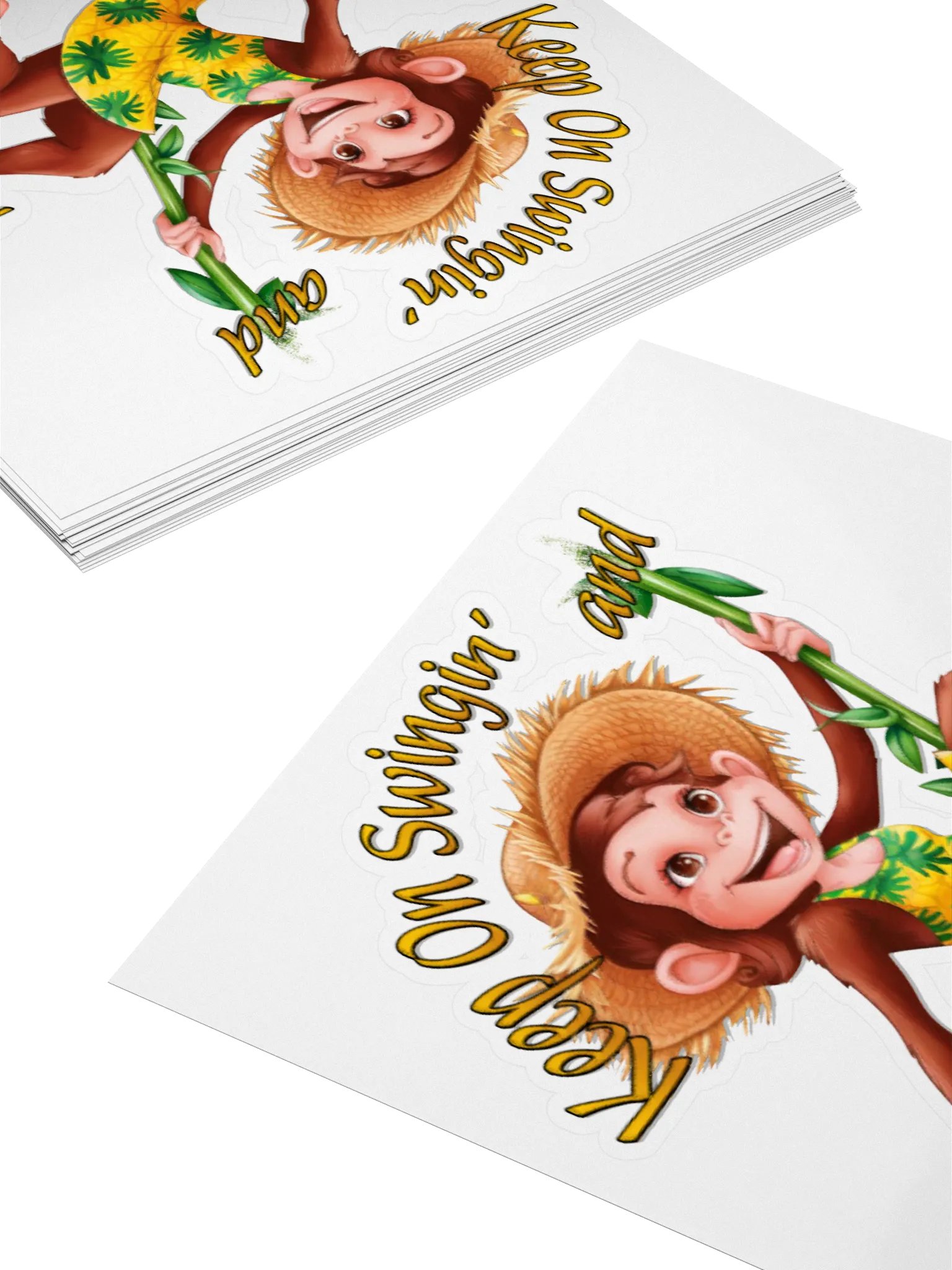 Keep On Swingin' Keep on Smilin' Vinyl sticker product image (10)