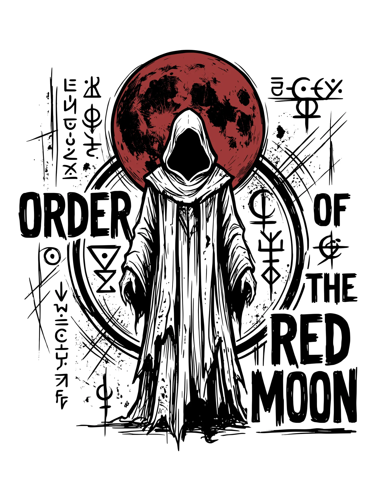 Order of the Red Moon Hoodie product image (3)