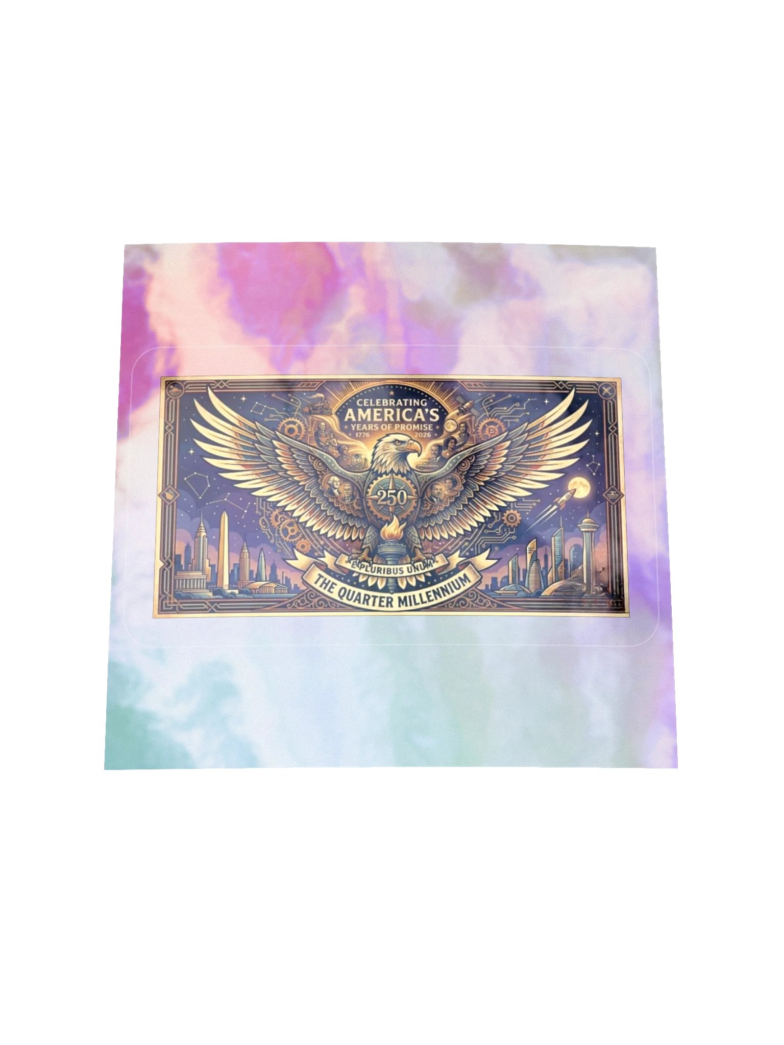 America's Quarter Millennium Holographic Sticker product image (1)