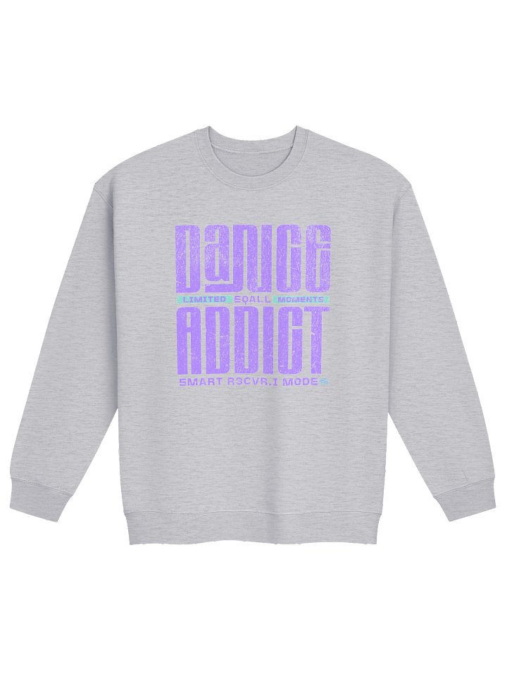 Limited DANCE Addict Moments Crewneck Sweatshirt_R3CVR.i mode by EQALL® Essentials_Purple product image (1)