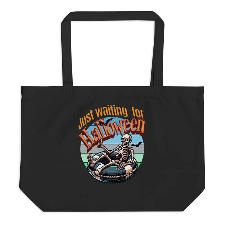Just Waiting For Halloween Organic Cotton Tote product image (1)