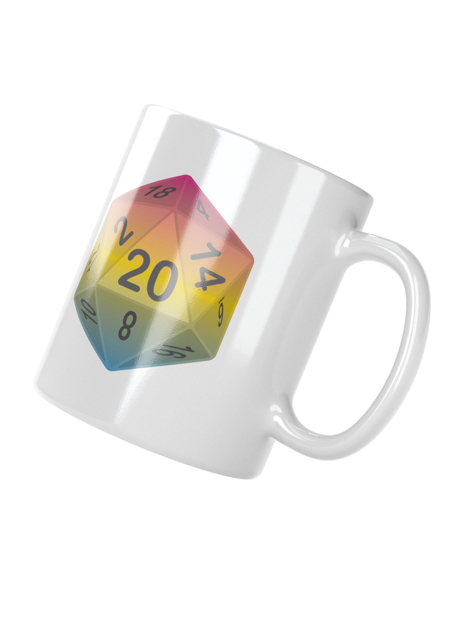 Pansexual Pride D20 Mug product image (5)