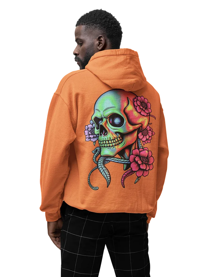 Rebel Bloom Unisex Hoodie - Orange product image (1)