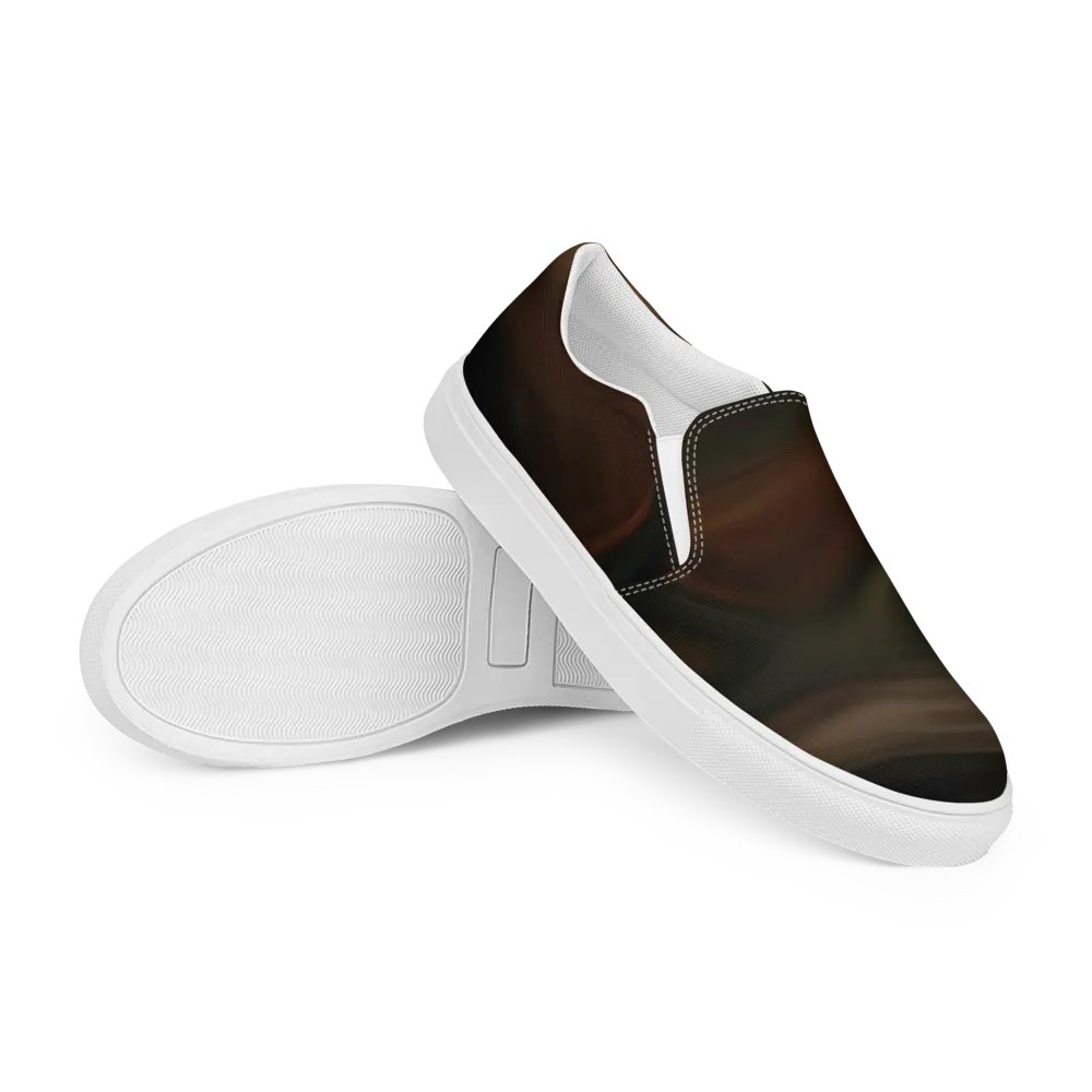 Womens Camouflage Pattern Canvas Slip-On Shoes product image (12)