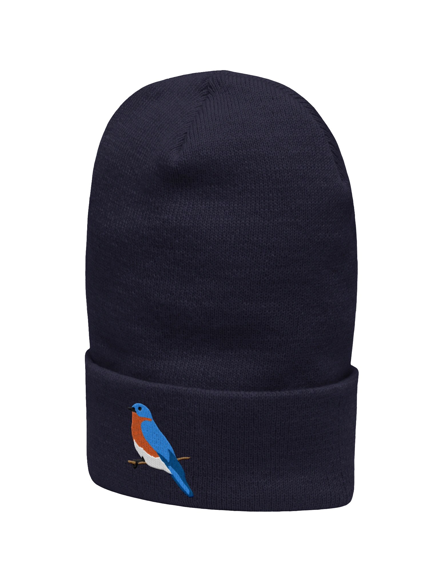 Eastern Bluebird Embroidered Beanie | Winter Bird Hat | Bird Lover Gift product image (12)