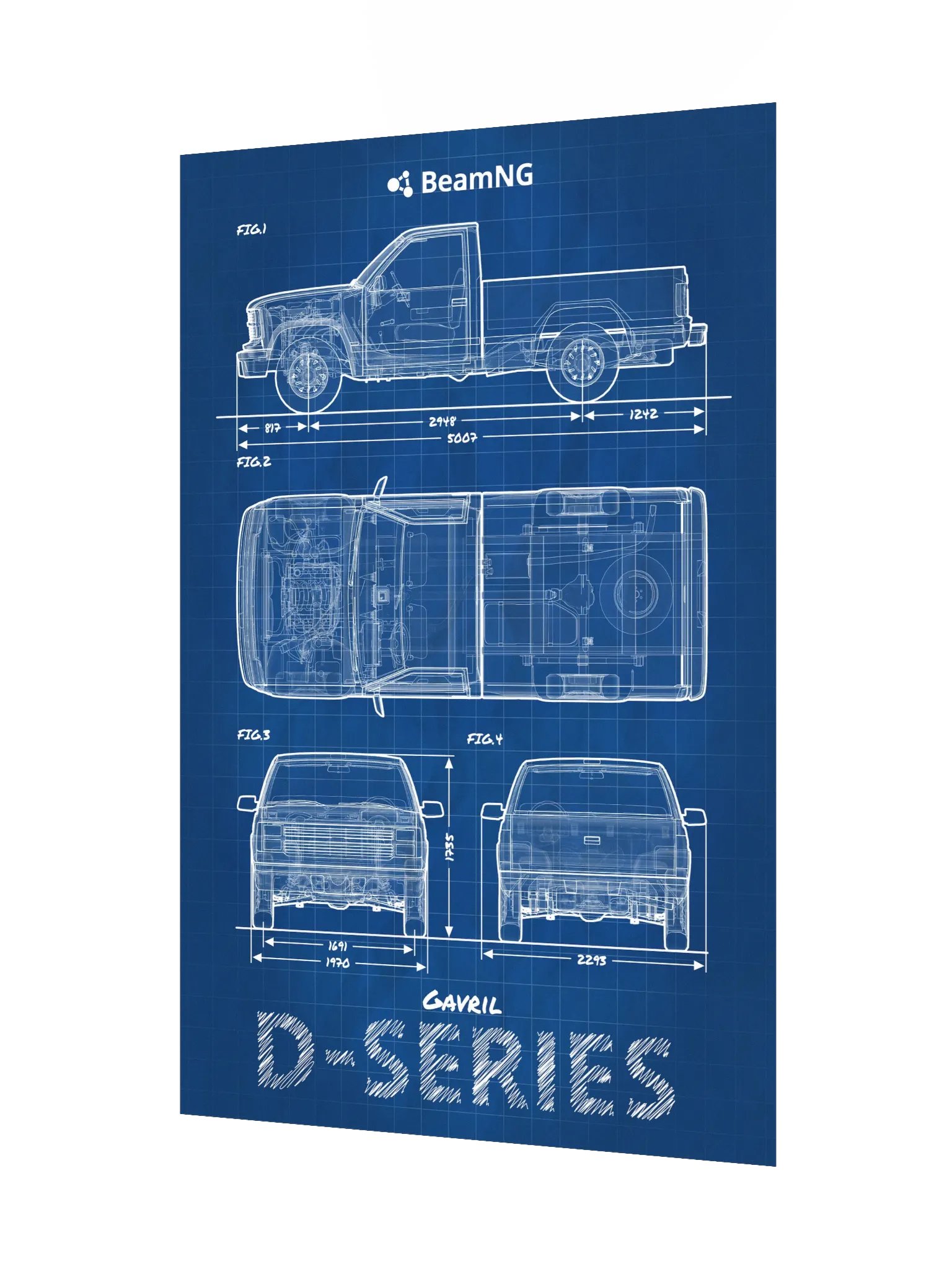 Gavril D-Series Blueprint Poster product image (3)