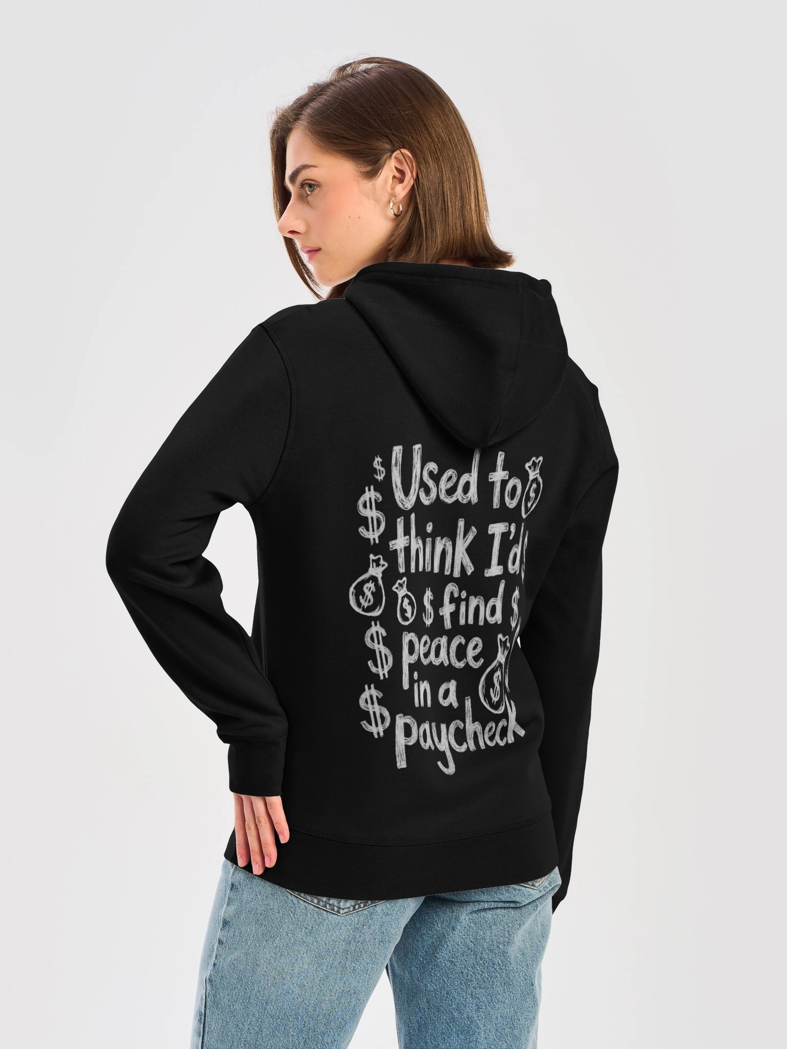 Peace in Paycheck Unisex Hoodie product image (11)