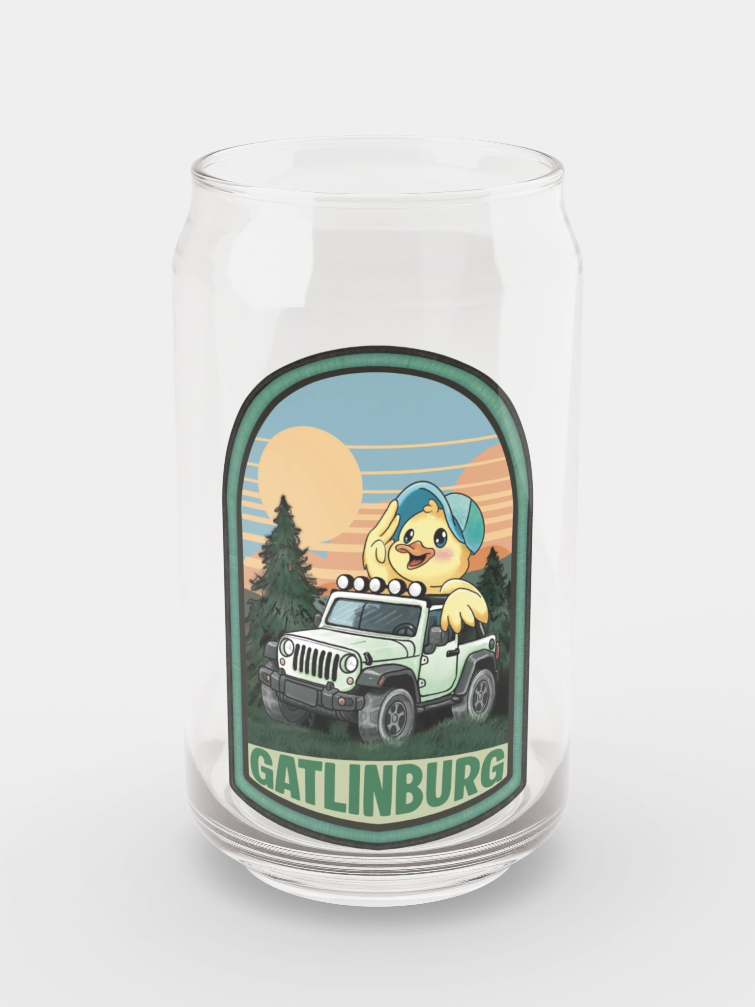 Gatlinburg Jeep Invasion Duck Glass — Event Edition product image (5)