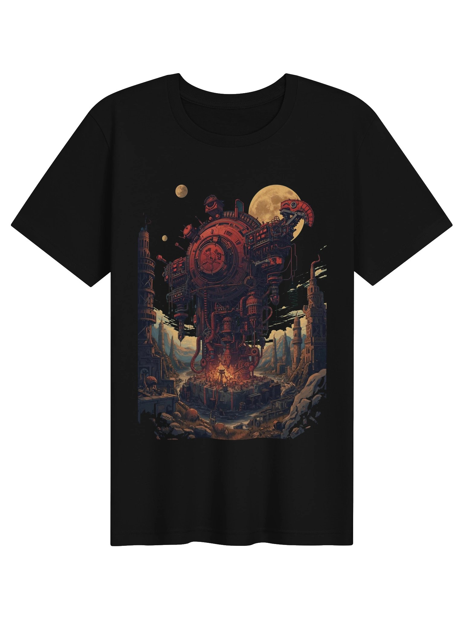 Retro-Futuristic Reactor Lightweight T-Shirt product image (1)