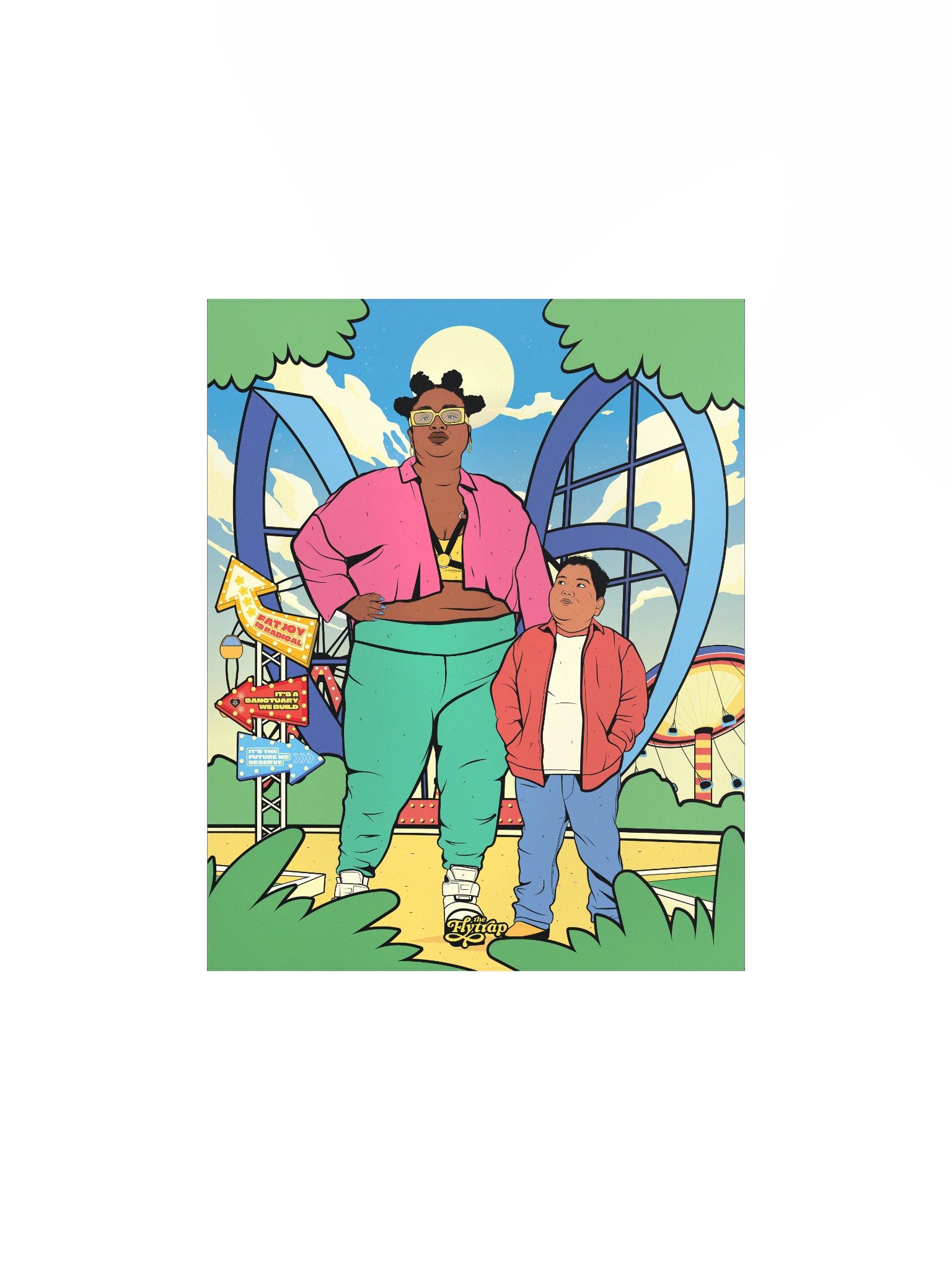 Fat Joy 8x10 poster product image (1)